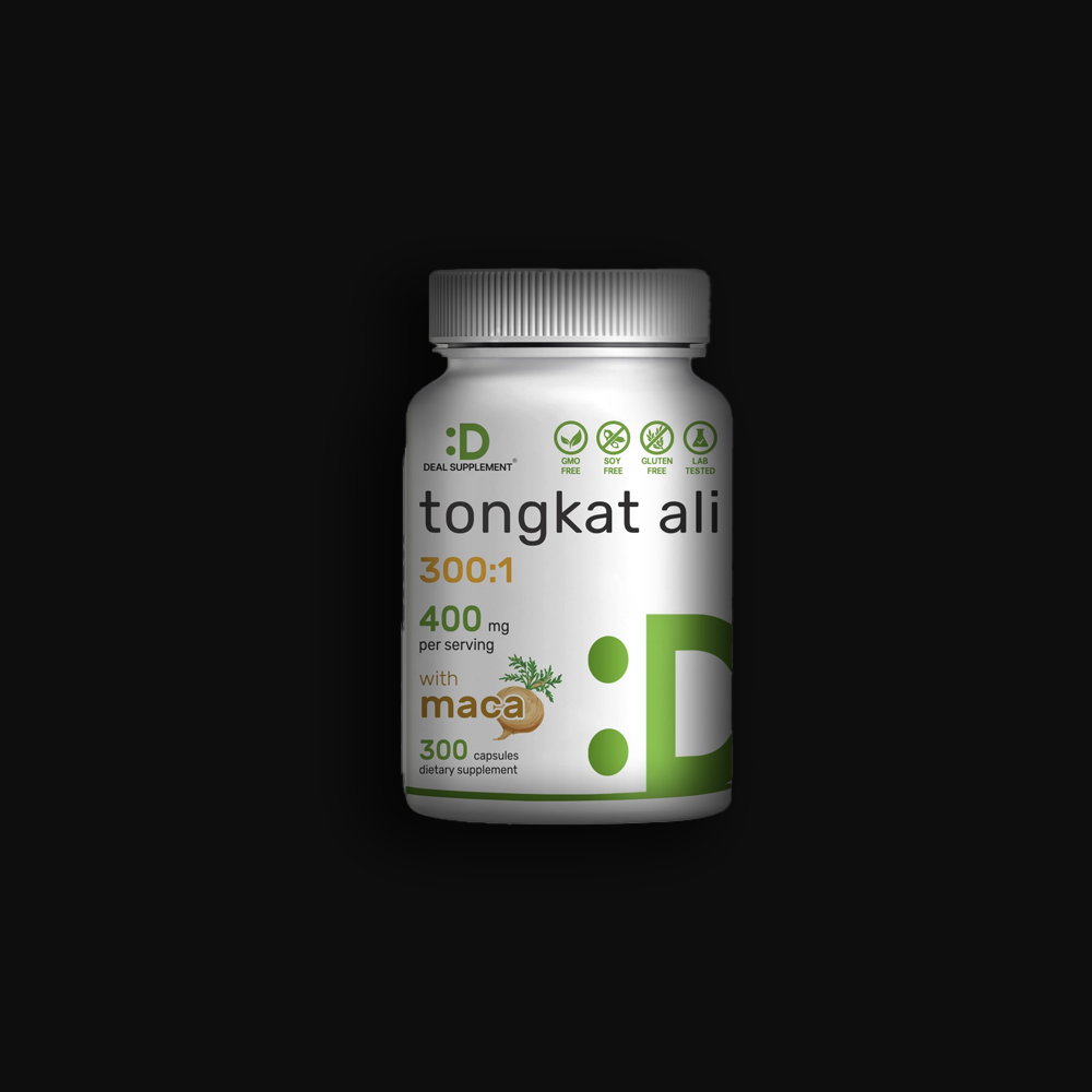 Deal Supplement Tongkat Ali 400mg Maca - 300caps
