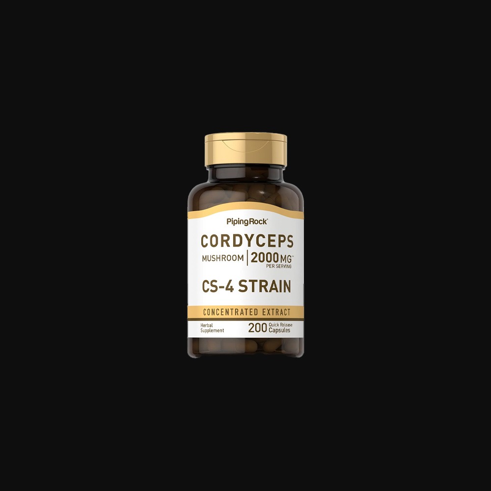 Piping Rock Cordyceps Mushroom 2000mg - 200caps