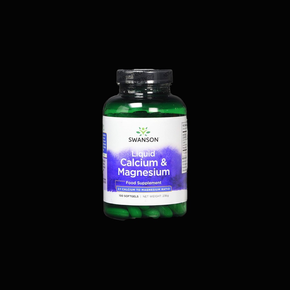 Swanson Liquid Calcium Magnesium - 100softgel