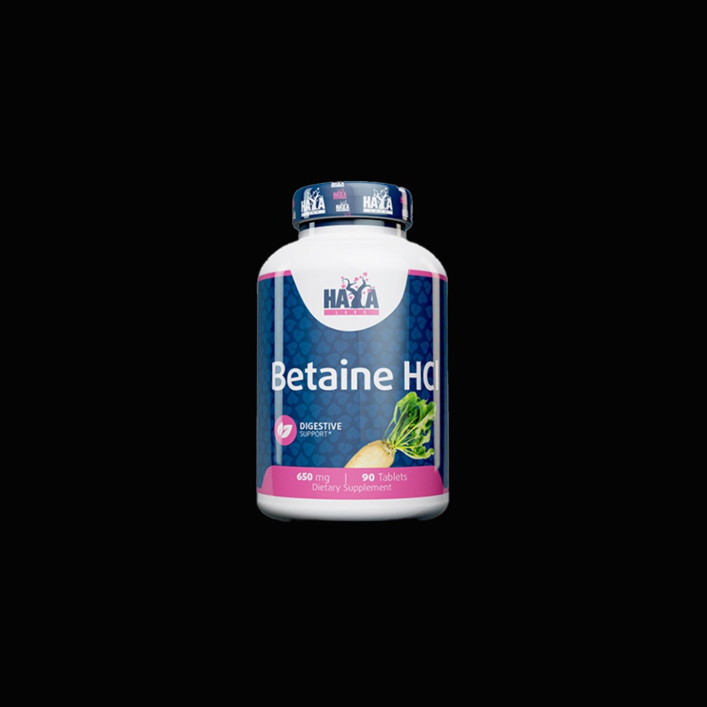 Betaine HCL 650mg / 90 Tabs