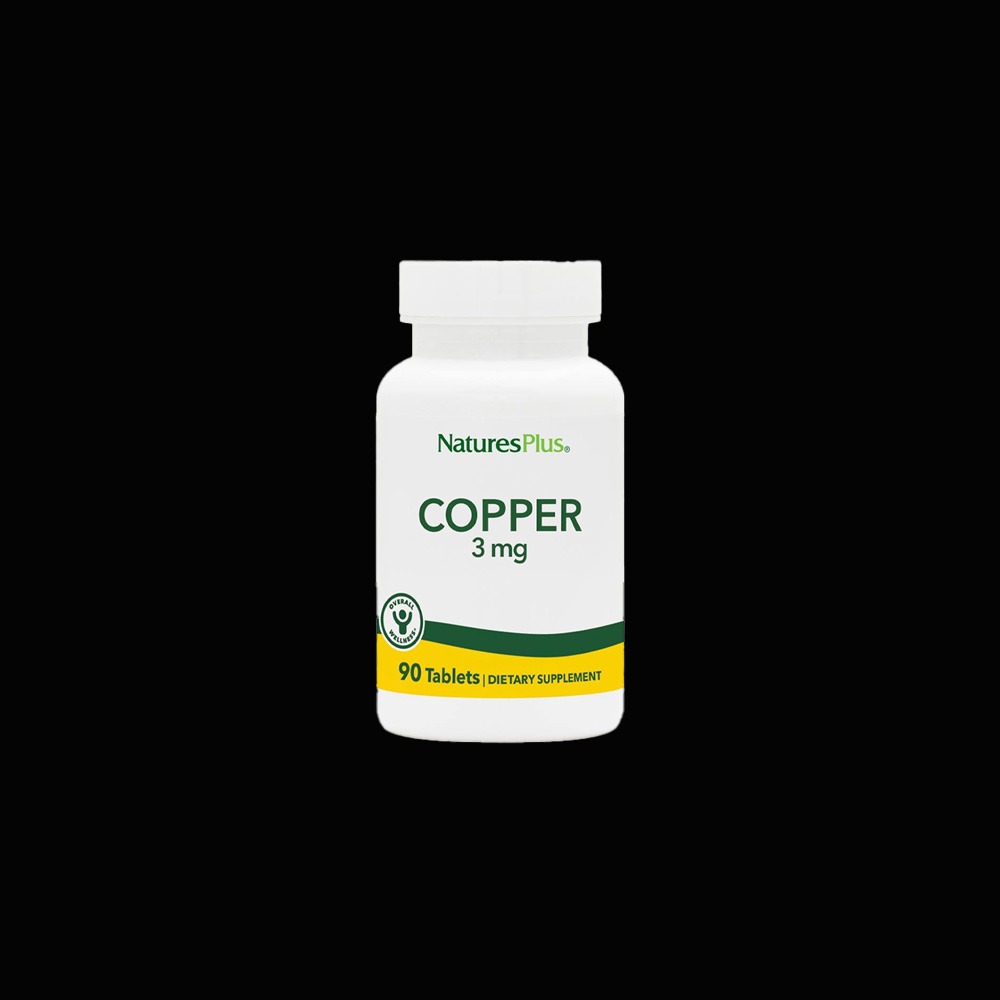 Nature's Plus Copper Tablets (3 mg Elemental)†90