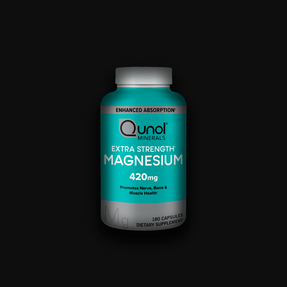 Qunol Minerals Magnesium 420 mg per serving, 180 capsules