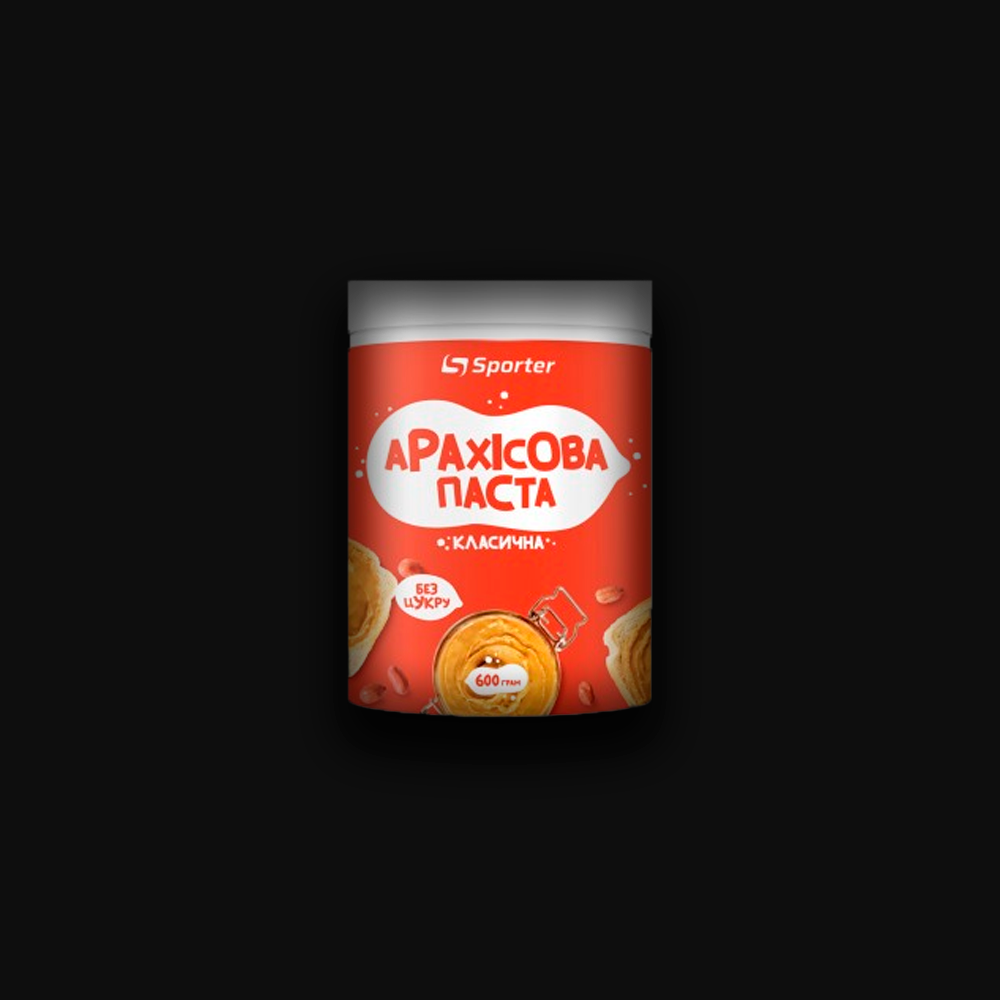 Арахісова паста Sporter 600g