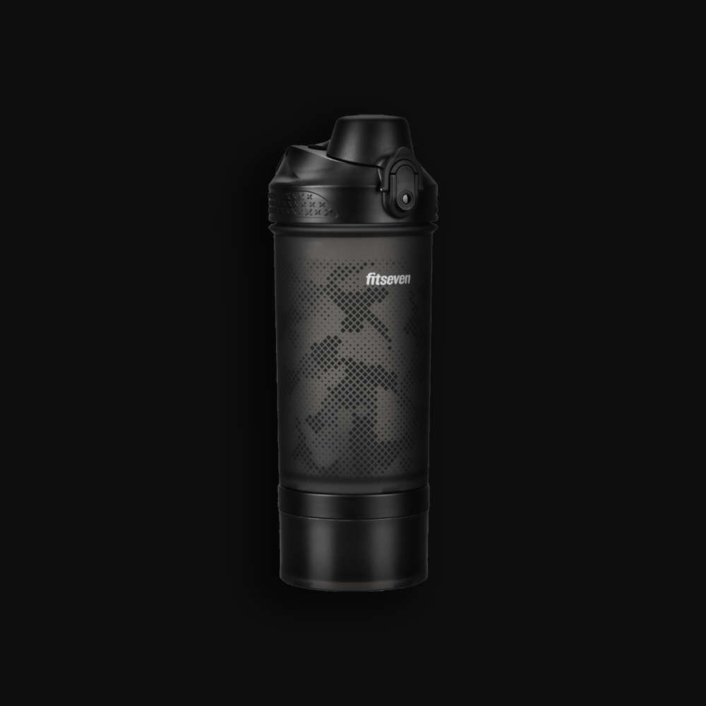 Шейкер UZSPACE Fitseven Infinity - 550 мл Чорний