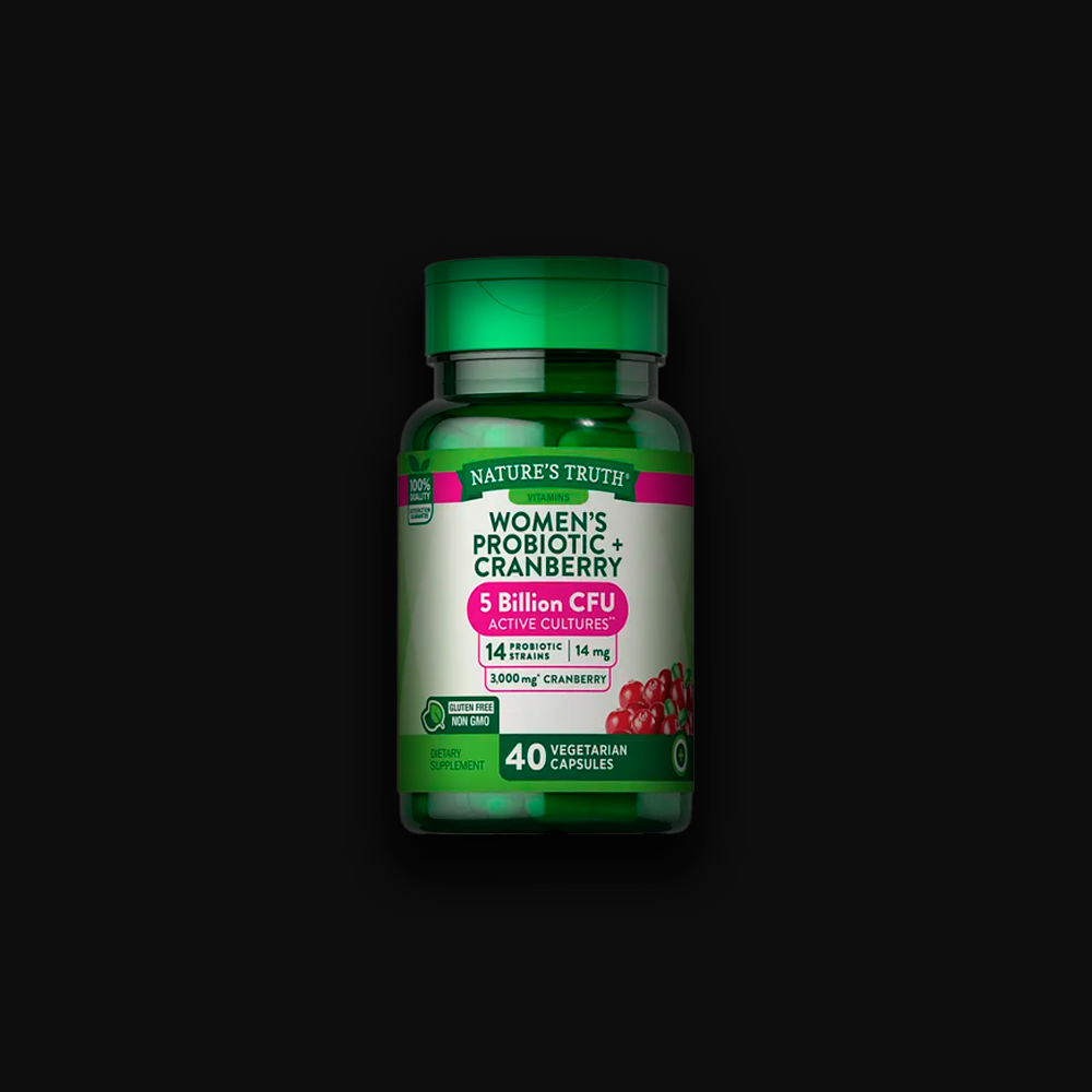 Nature's Truth Women's Probiotic + Cranberry 5 billion 14 mg - 40caps