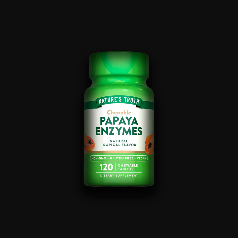 Nature's Truth Papaya Enzyme - 120 chew