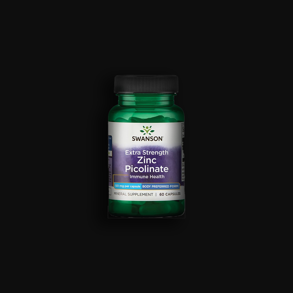Swanson Extra Strength Zinc Picolinate 50 mg - 60 caps