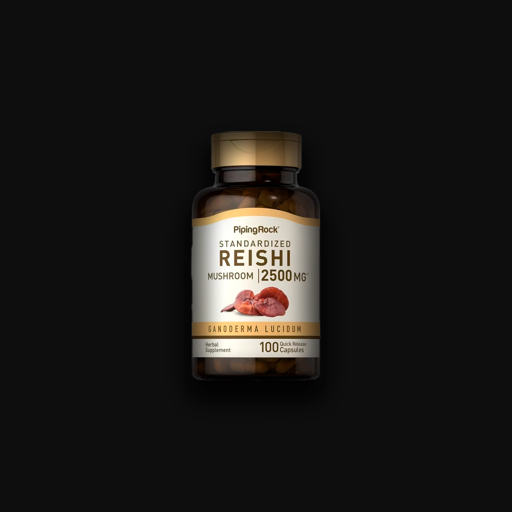 Piping Rock Reishi Mushroom 2500 mg Ganoderma Lucidum - 100 caps