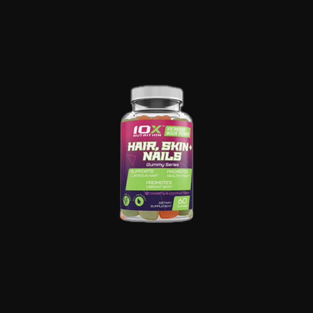 10X Nutrition Hair Skin Nails - 60gummi