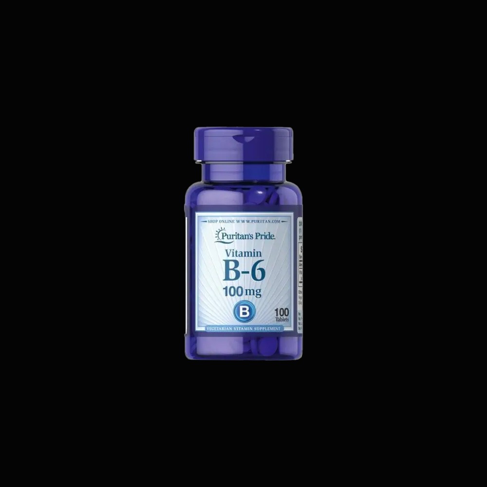 Puritan's Pride Vitamin B-6 100mg - 100tabs