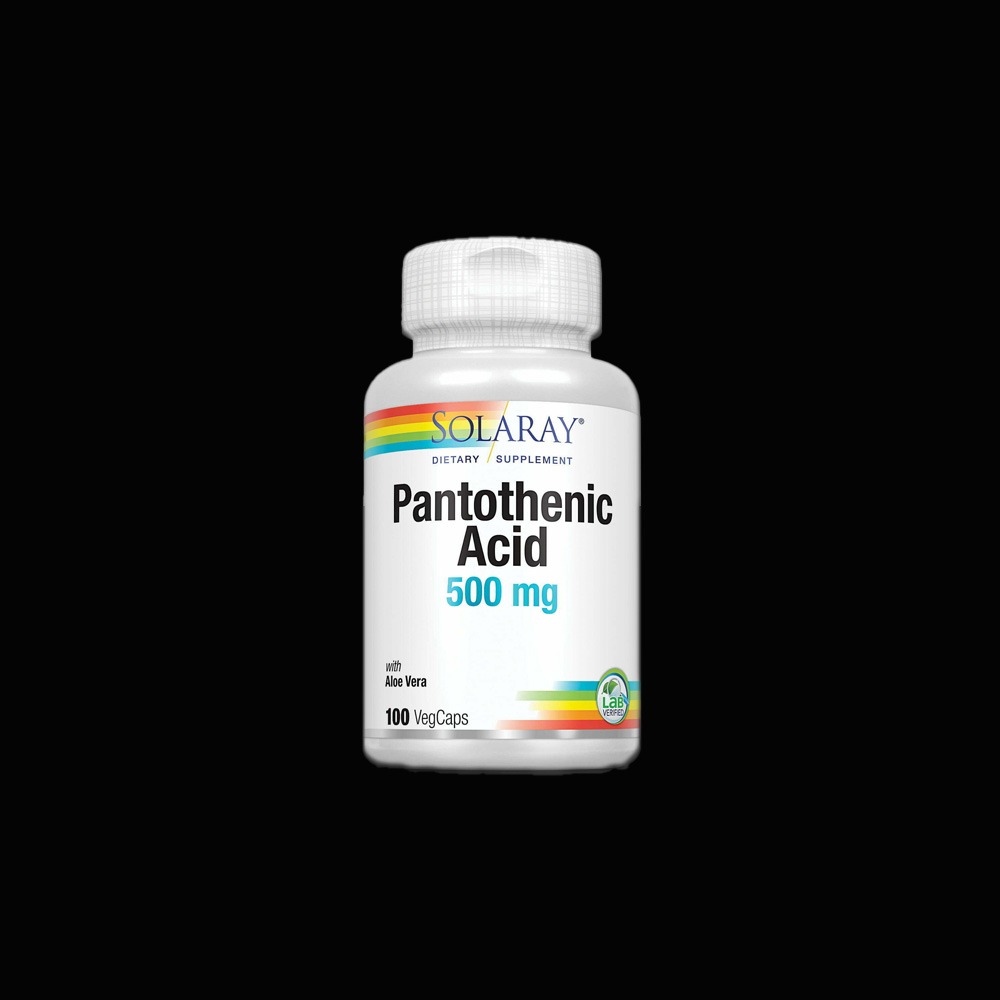 Solaray Pantothenic Acid 500mg -100 Caps