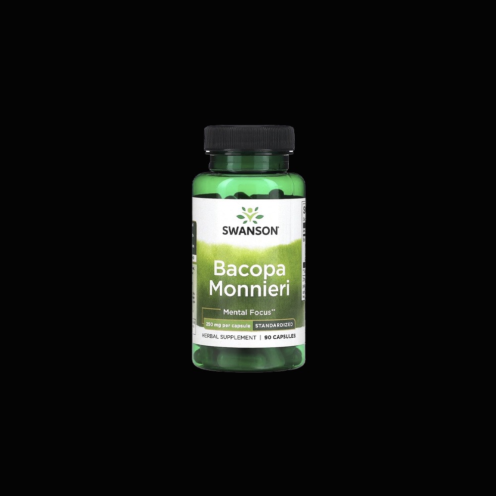 Swanson Bacopa Monnieri Mental Focus 250mg - 90caps