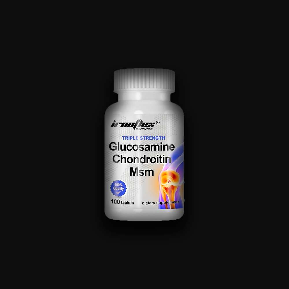 IronFlex Glucosamine Chondroitin MSM Triple - 100 tabs