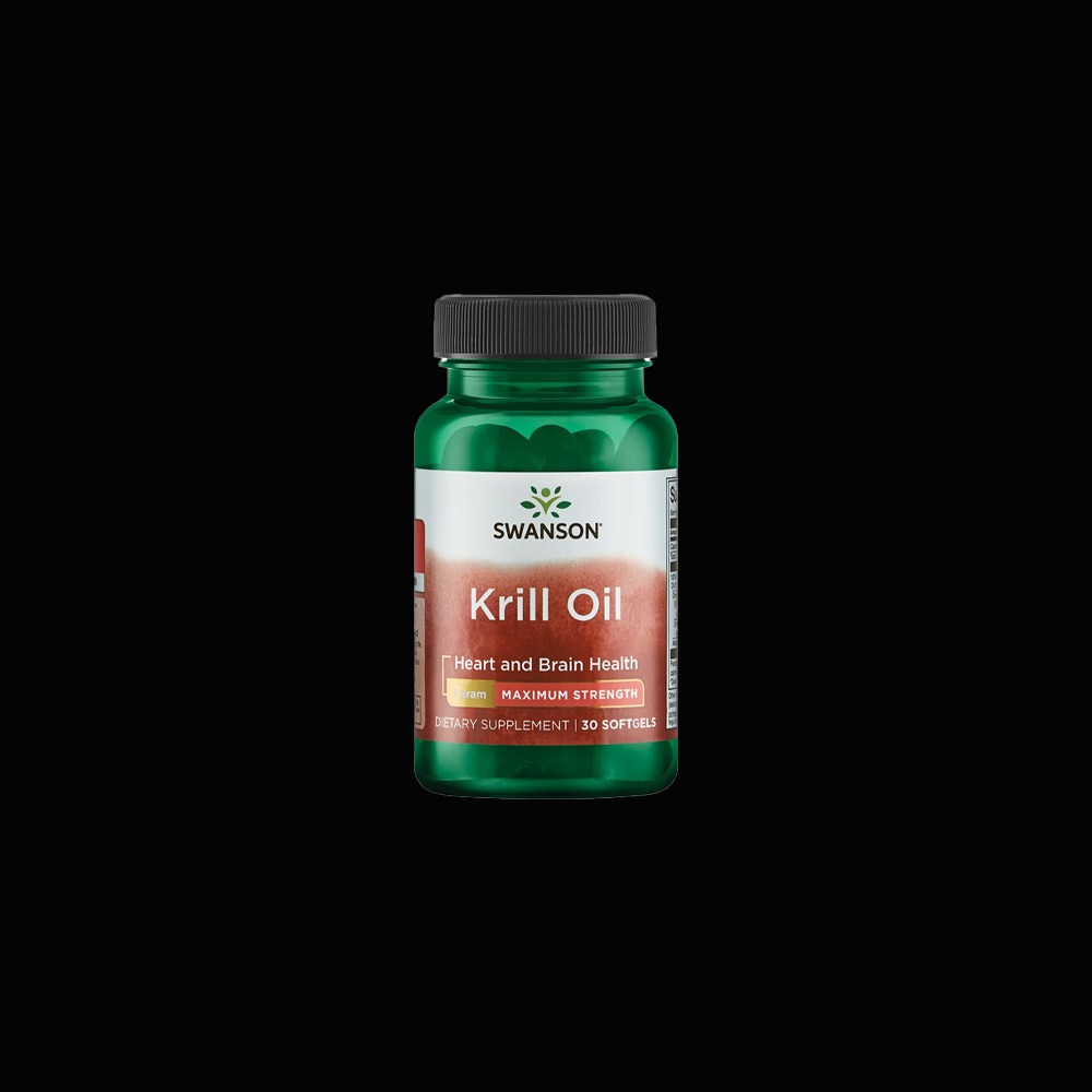 Swanson Krill Oil 1 gram per softgel, 30 softgels