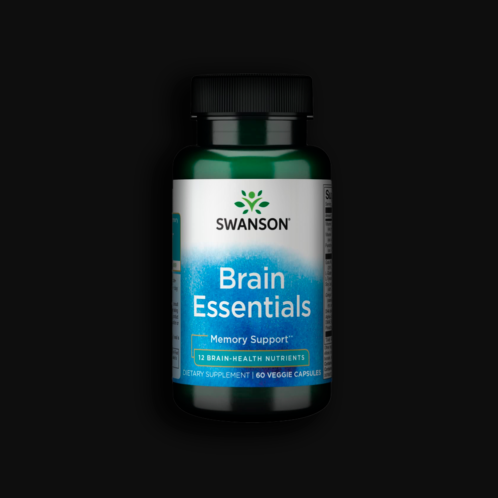Swanson Brain Essentials, 60 veg.capsules
