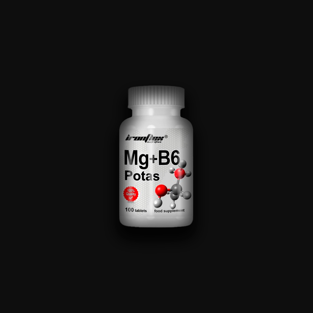 IronFlex MgB6 - 100 tabs. mix(Mg + B6 Potas)