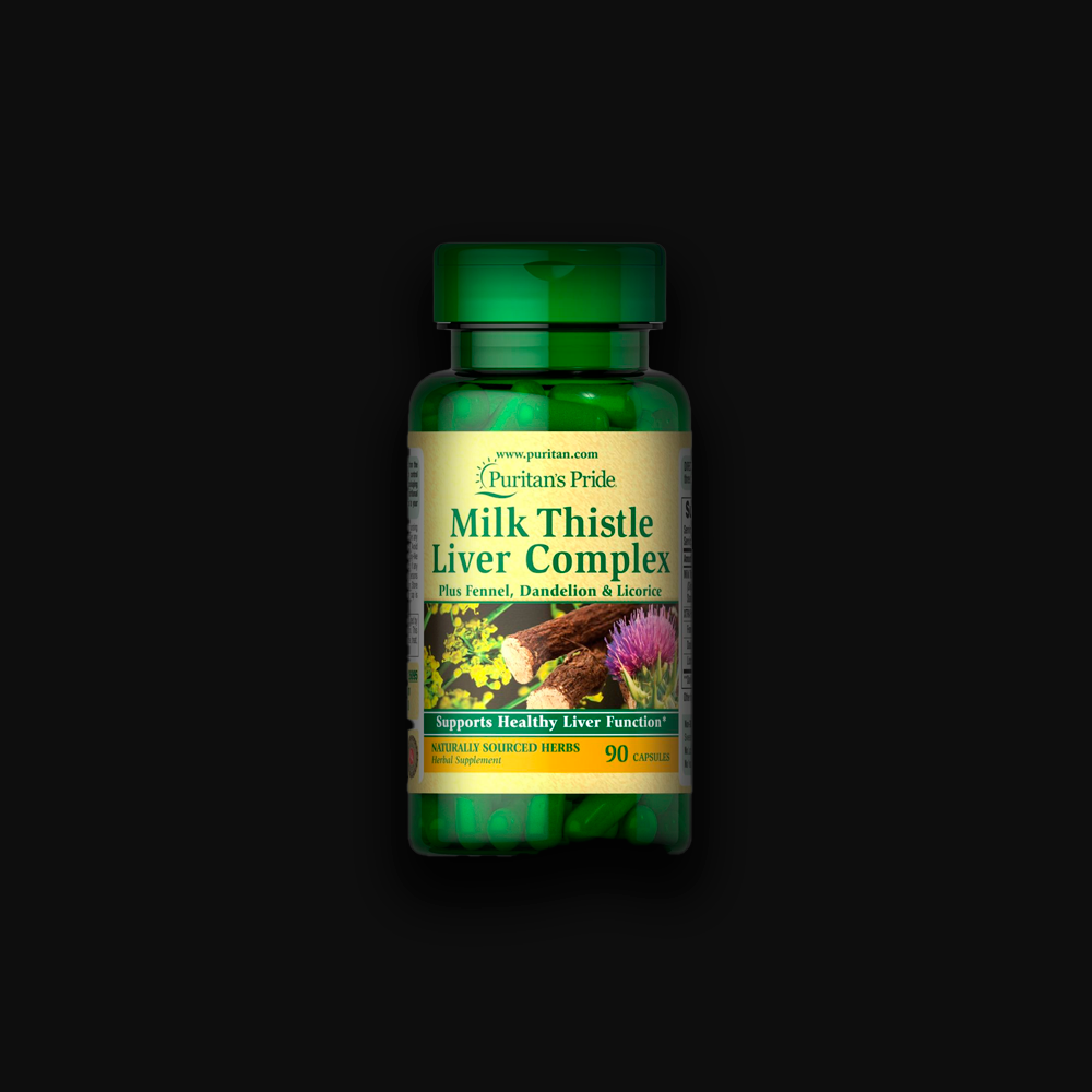 Puritan's Pride Milk Thistle Liver Complex - 90caps