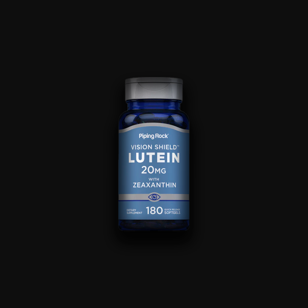 Piping Rock Lutein + Zeaxanthin, 20 mg, 180 Quick Release Softgels