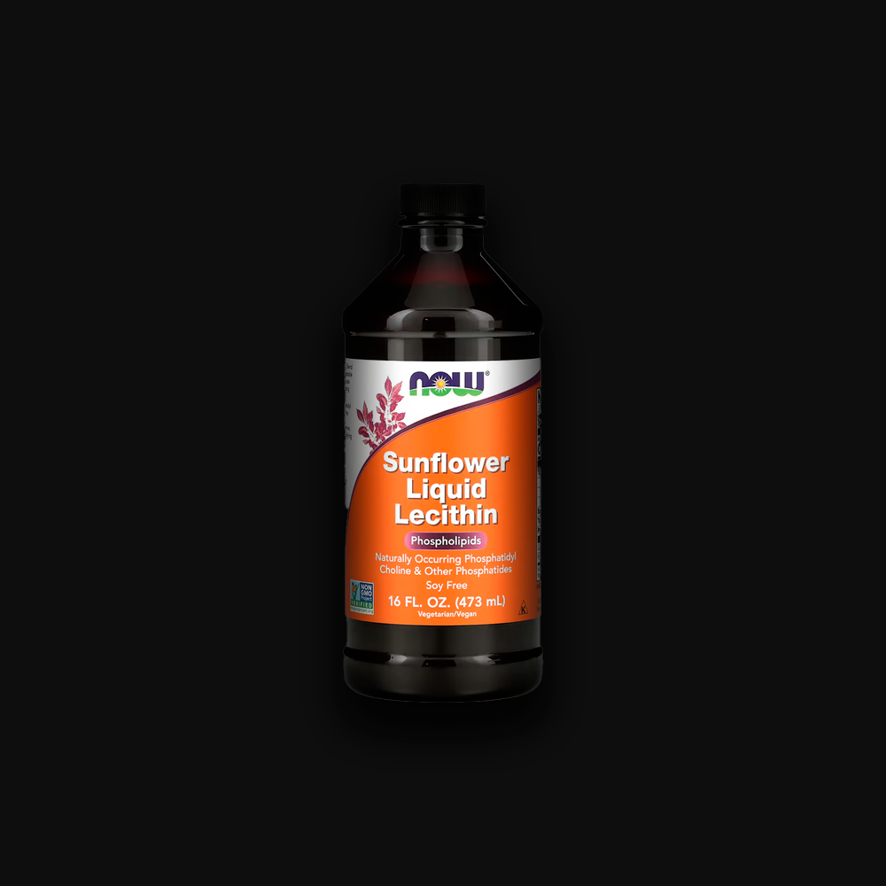 NOW FOODS Sunflower Liquid Lecithin - 16 fl oz