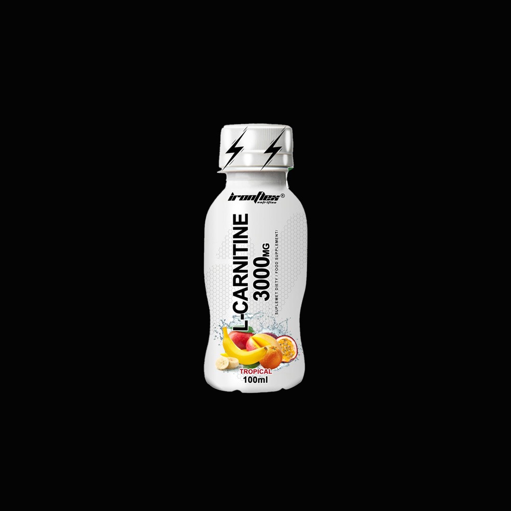 IronFlex L-Carnitine 3000mg Shot - 100ml tropical