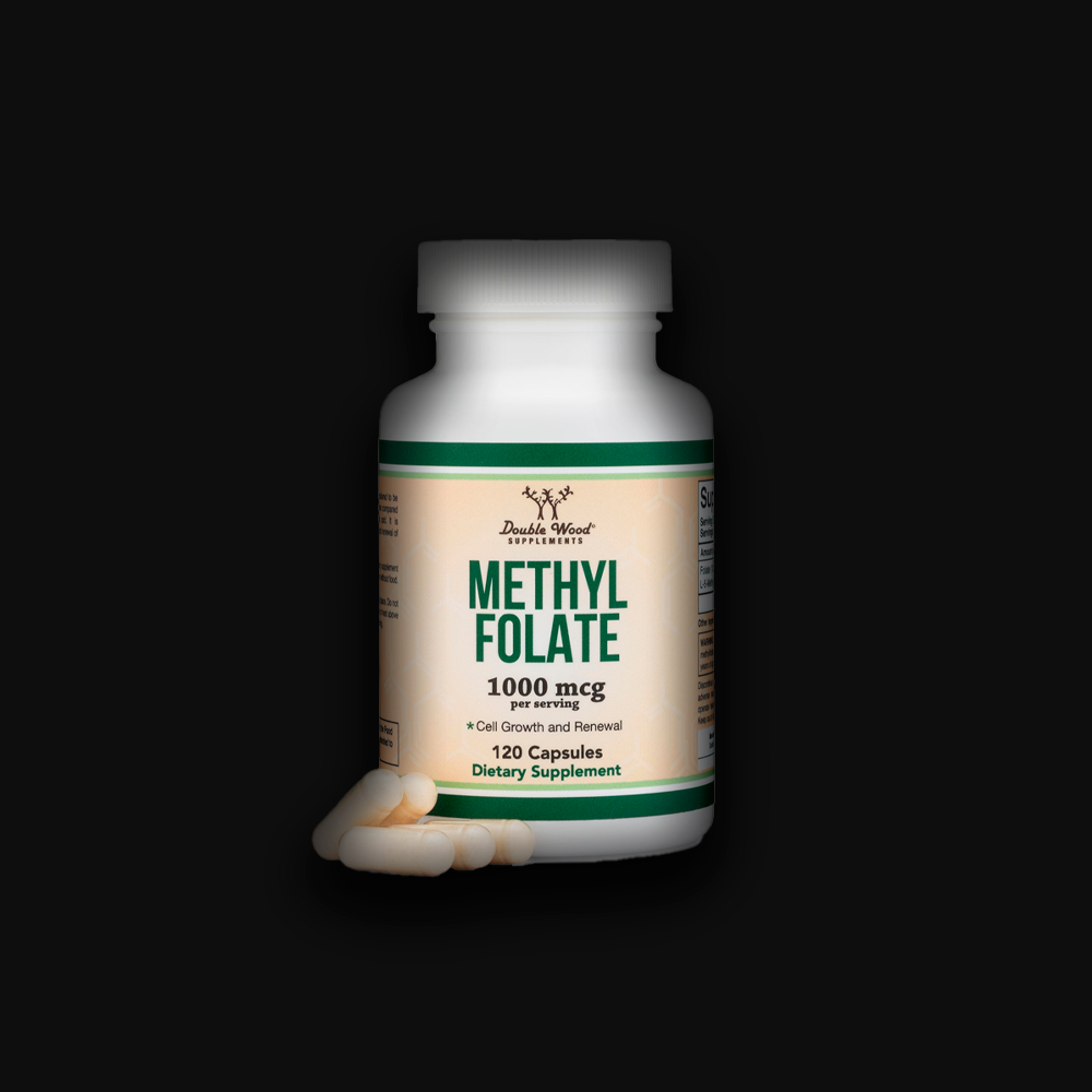 Double Wood Methyl Folate 1000mg - 120caps