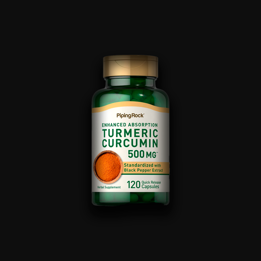 Piping Rock Turmeric Curcumin Complex 500 mg, 120 capsules