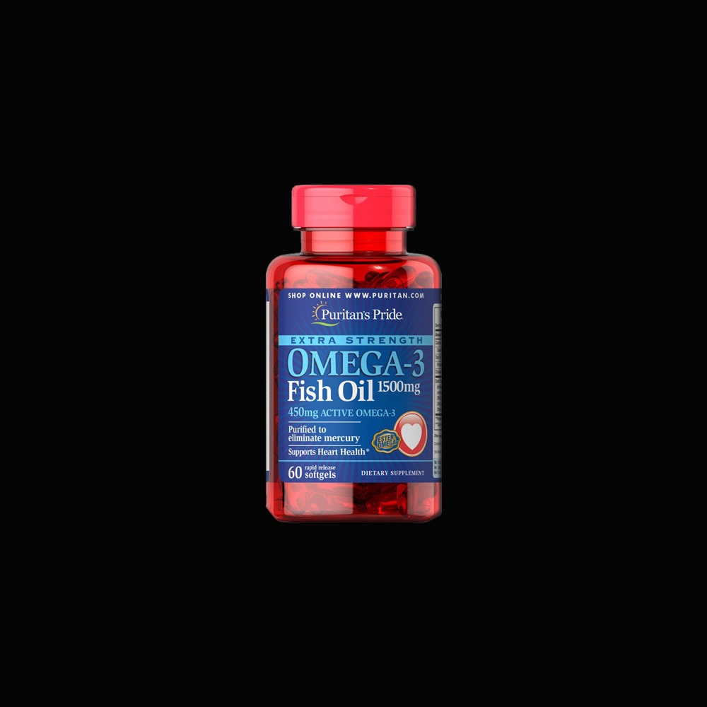 Puritan's Pride Extra Strength Omega-3 Fish Oil 1500mg - 60softgel