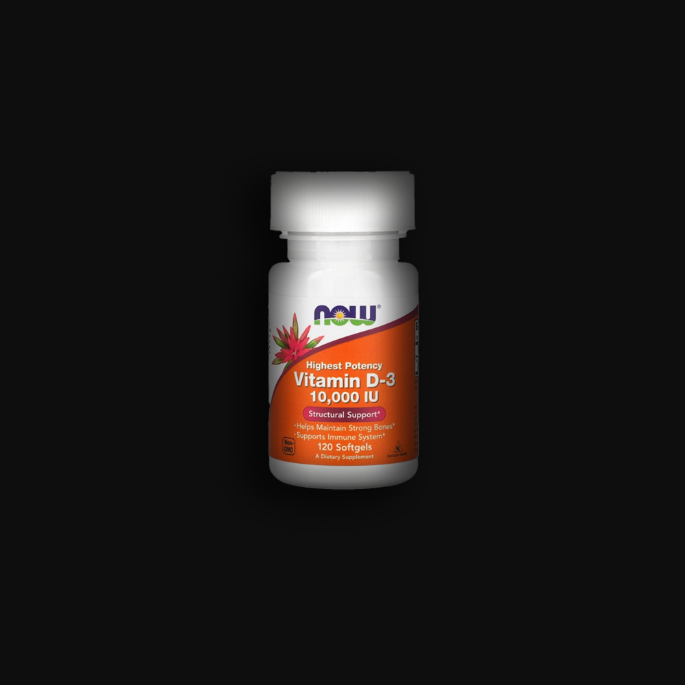 NOW Vitamin D-3 10000 IU - 120 softgels