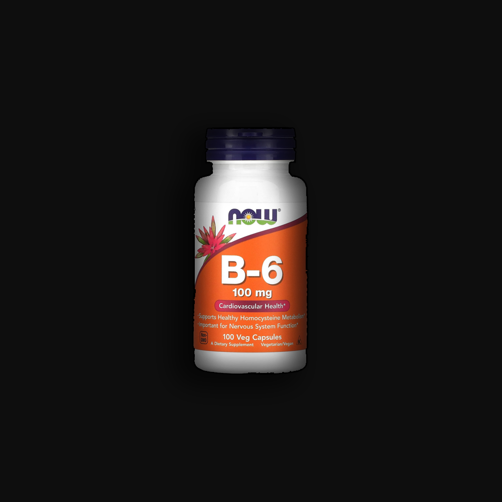 NOW B-6 100mg - 100 vcaps