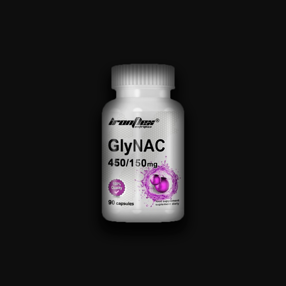 IronFlex GlyNAC Glycine + NAC N-acetyl L-cysteina - 90 caps.