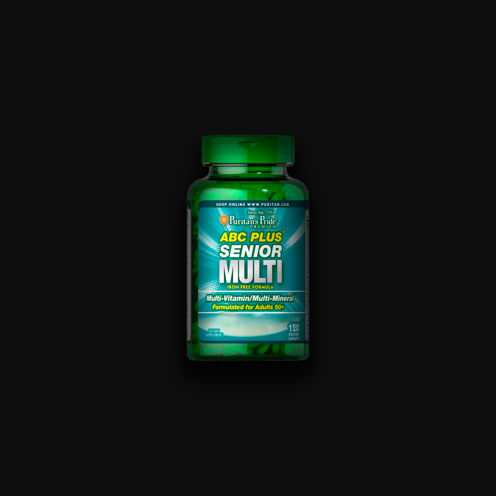 Puritan's Pride ABC PLUS Senior Multivitamin - 120tabs