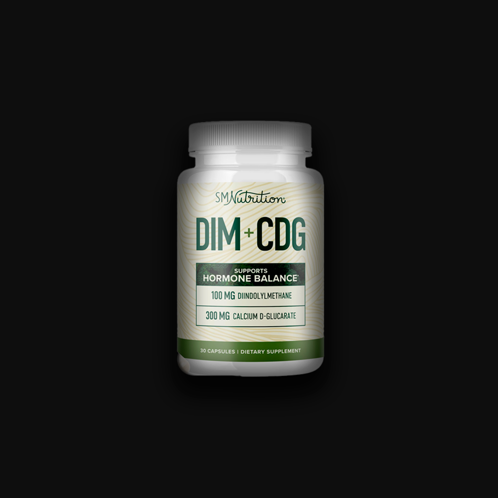 SM Nutrition DIM + CDG Supports Hormone Balance, 30 capsules