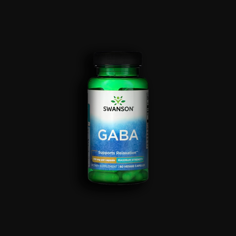 Swanson GABA 750mg Maximum Strenght - 60caps