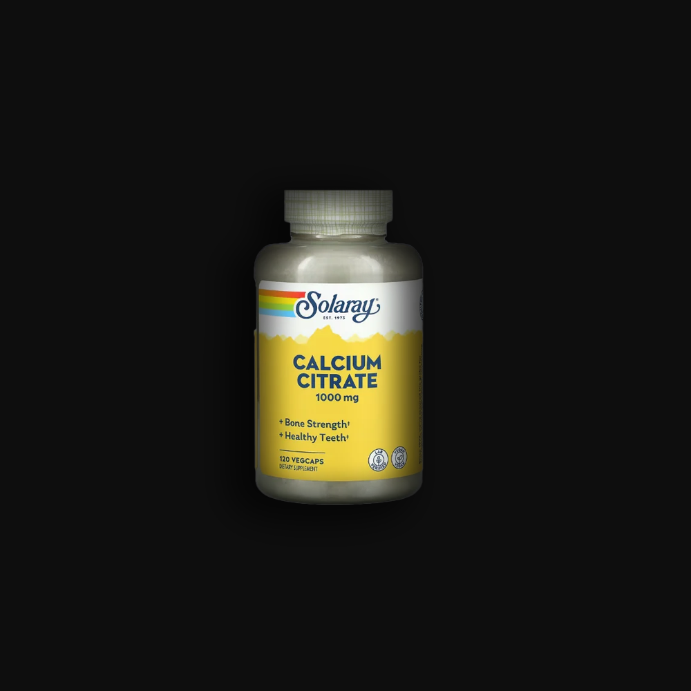 Solaray Calcium Citrate 1000 mg - 120 caps
