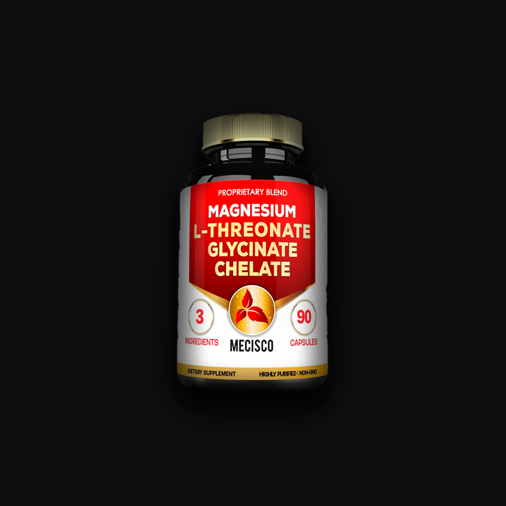 Mecisco Magnesium L-Threonate Glycinate Chelate - 90 caps