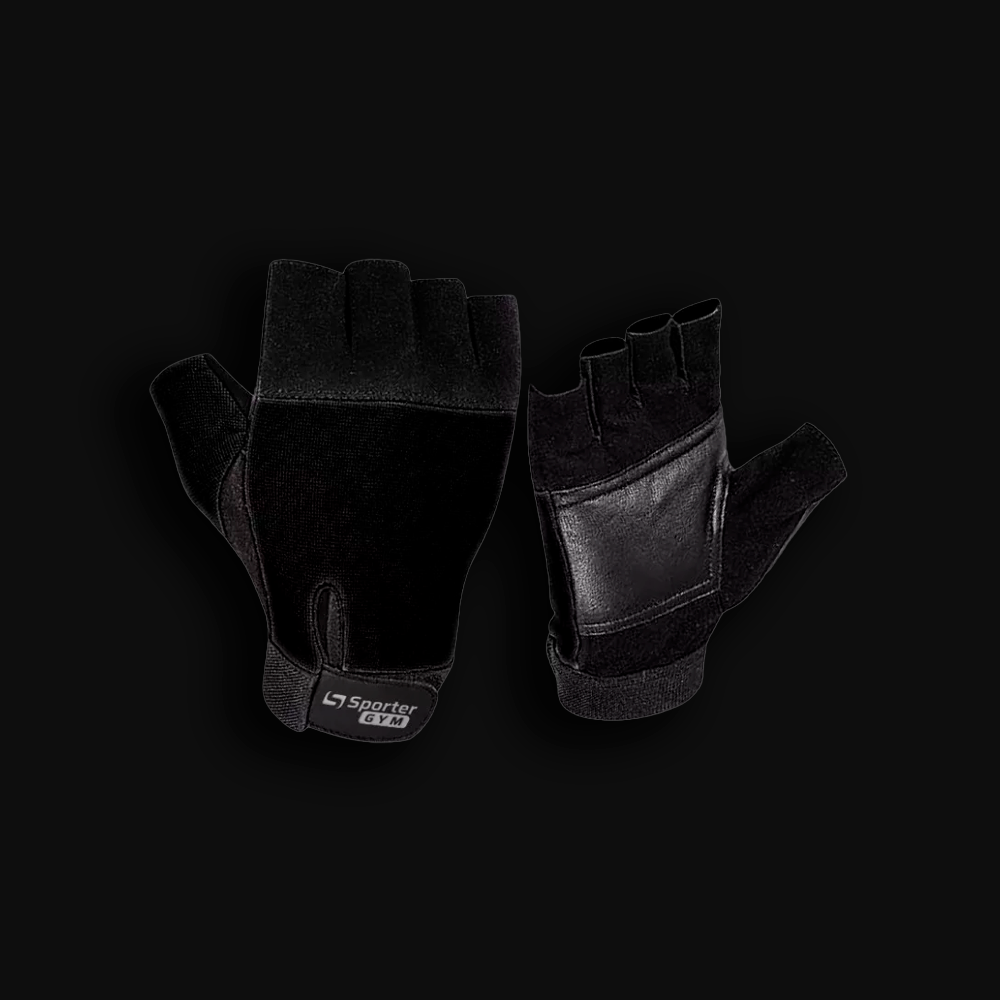 Рукавички для тренувань Fitness Gloves чоловічі (MFG-190.6 D) Чорні