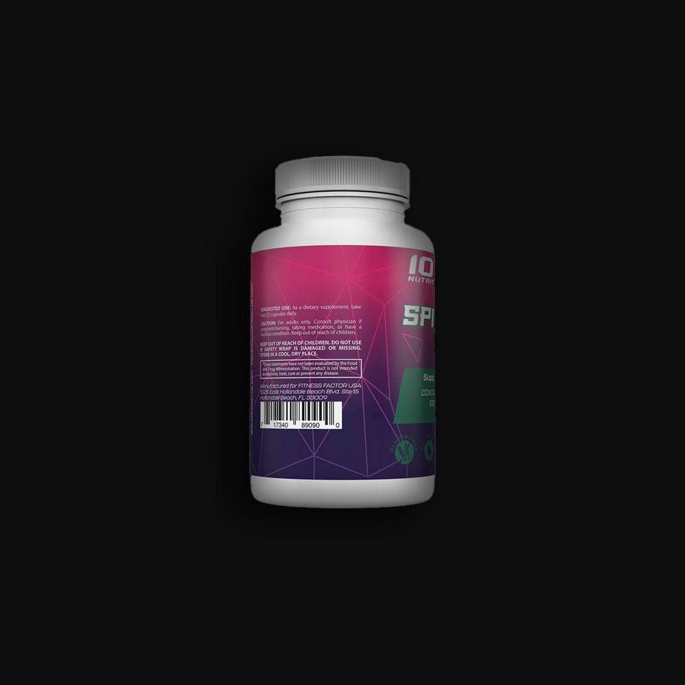 10X SPIRULINA 500 - 180vegcaps
