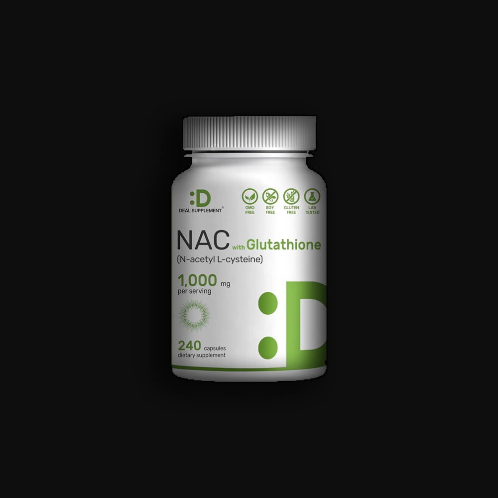 Deal Supplement NAC with Glutathione 1000 mg - 240 caps