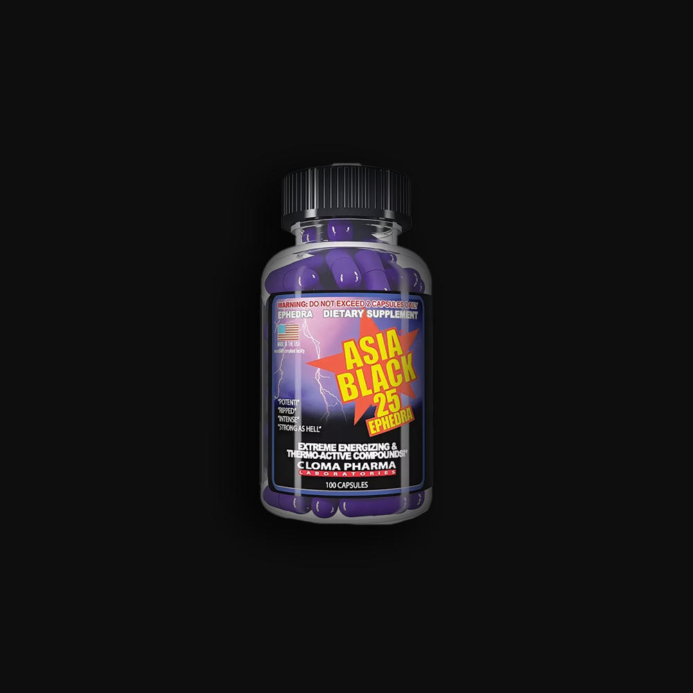 Cloma Pharma Asia Black 25 -100 caps