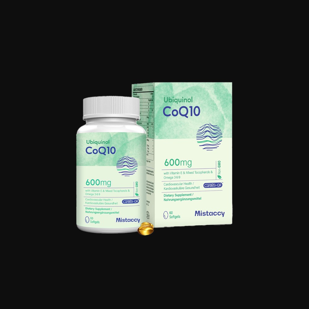Mistacy Ubiquinol COQ10 600mg - 60softgel