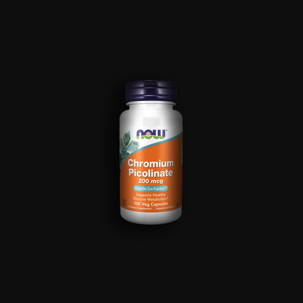 NOW Chromium Picolinate - 100 vcaps