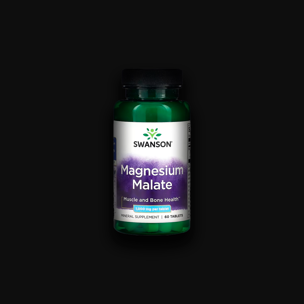 Swanson Magnesium Malate 1000 mg - 60 tabl