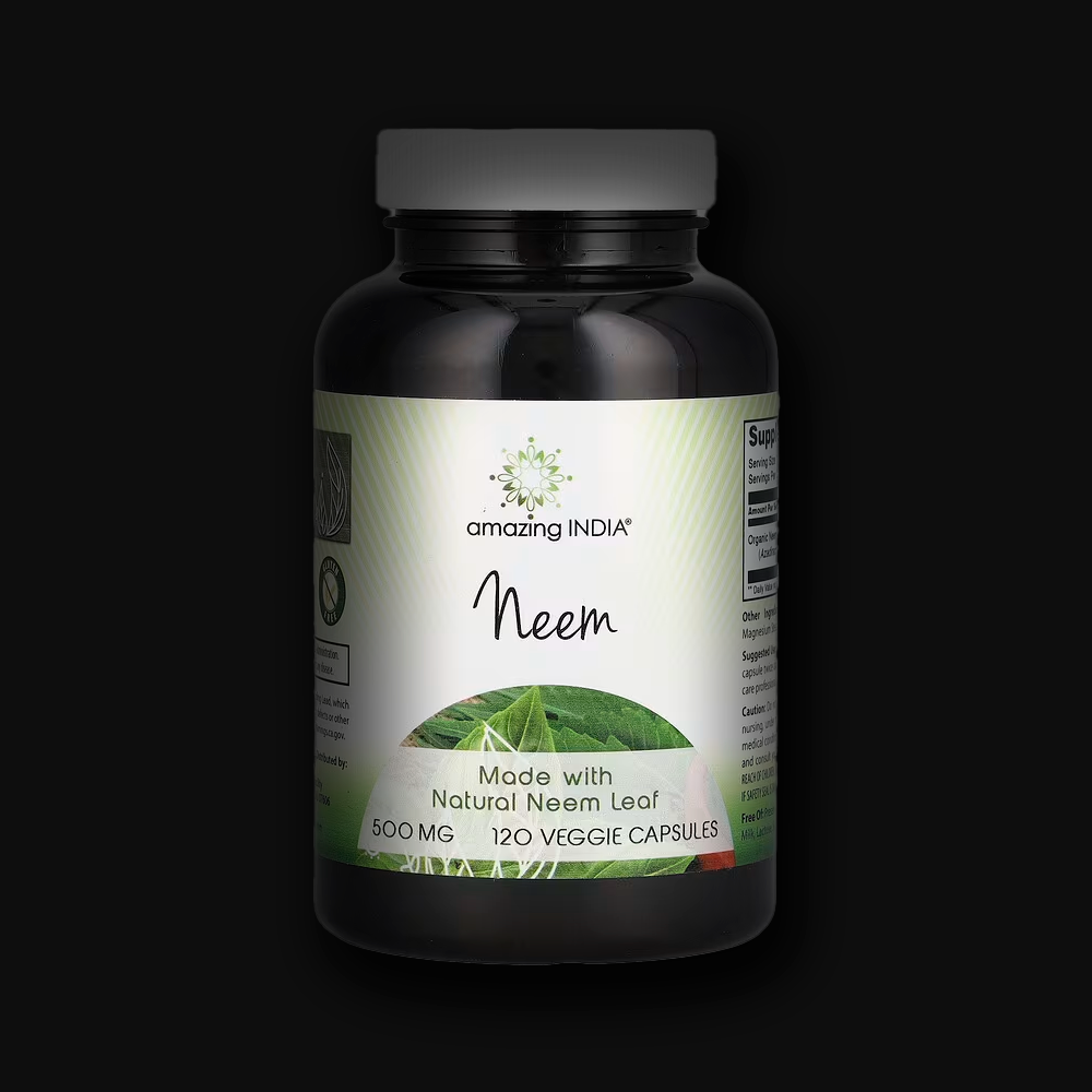Amazing INDIA Neem 500 mg - 120 vcaps