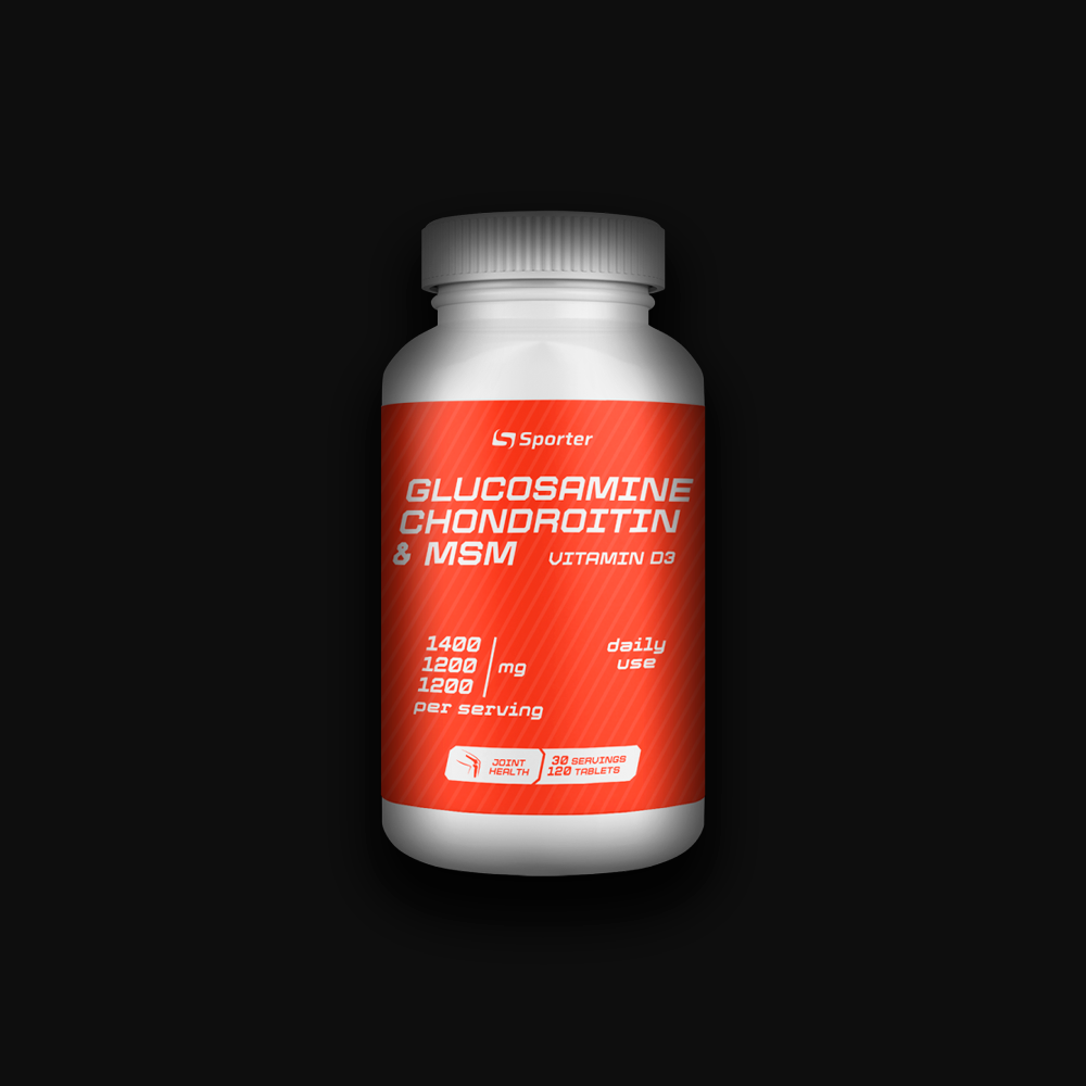 Sporter Glucosamine Chondroitin MSM Boswellia - 120tabl