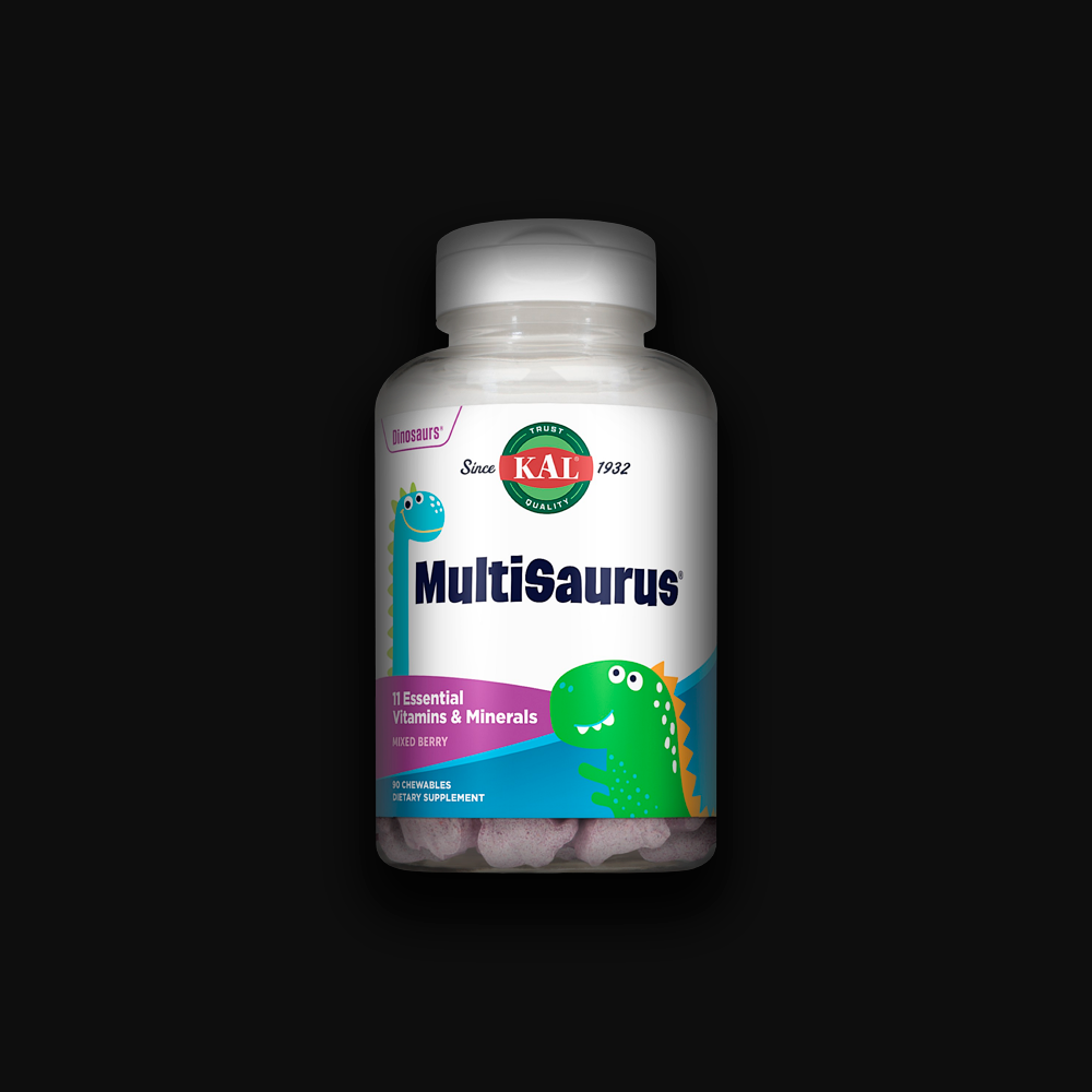 KAL MultiSaurus - 90caps - Чорниця Виноград Апельсин