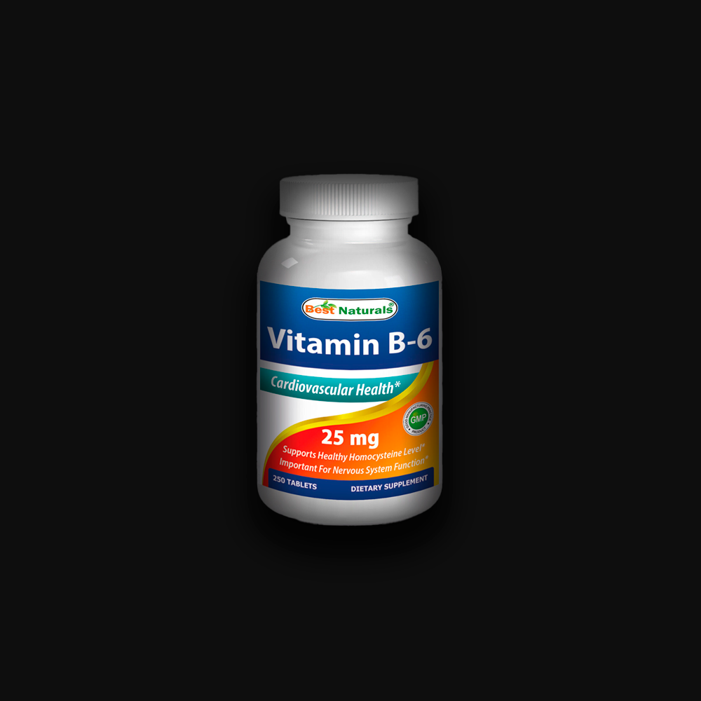 Best Naturals Vitamin B-6 25 mg - 250caps