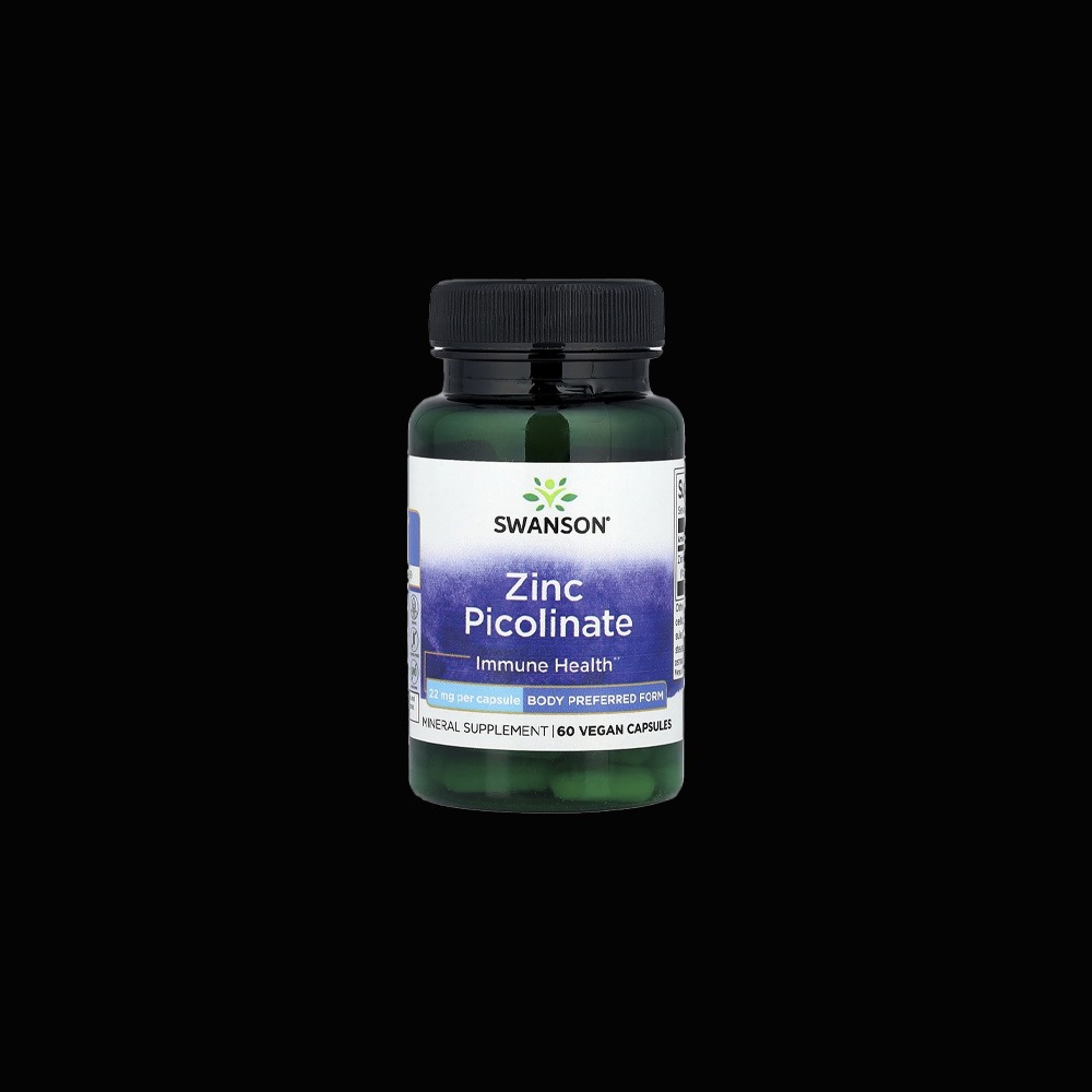 Swanson Zinc Picolinate 22mg - 60 capsl