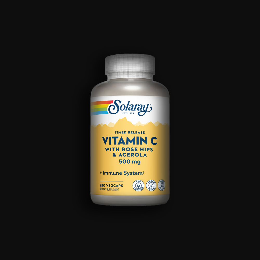 Solaray Vitamin C with rose hips acerola 500mg - 100vegcaps