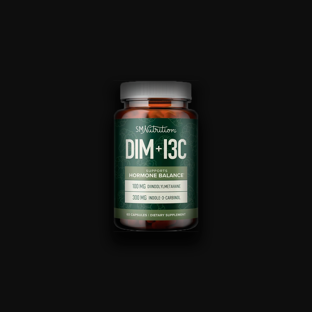 SM Nutrition DIM + I3C Supports Hormone Balance, 60 capsules