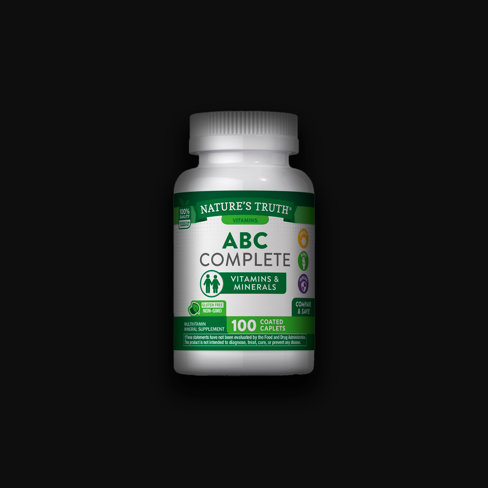 Nature's Truth ABC Complete Vitamins + Minerals -100 caps
